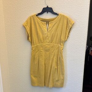 Maeve Yellow Short Sleeve Dress NWOT